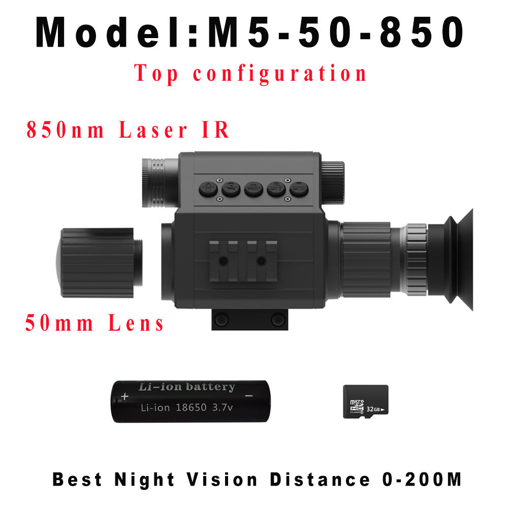 Telescope M5-850-50 camera 1080 night vision device+battery+32GB memory card