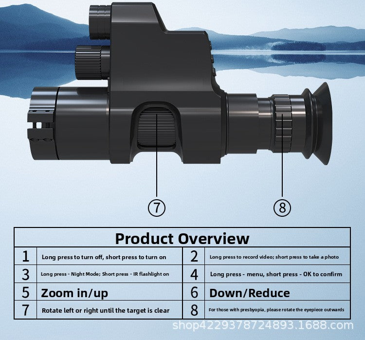 Telescope NV4A-850-50 1080p Night Vision Camera